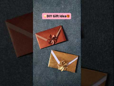 Gift Idea: Eight-Petal Flower Envelope | 八角花信封折纸 #diy