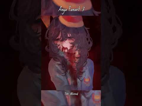Anya fanart TW:Blood #mouthwashing