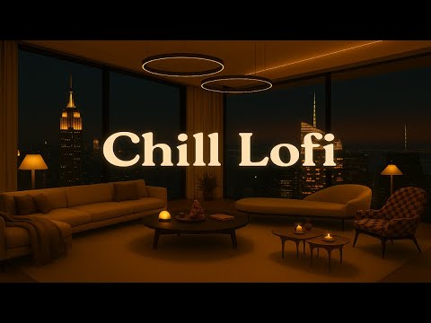 Chill Lo-Fi with City Views & Rain | Relaxing Study Beats for Focus & Calm