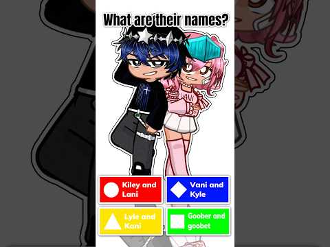 Kahoot! | ib @kowkii @Tomixity | Vani and Kyle in Gacha | #gacha #vaniandkyle #mm2 #vani #kyle