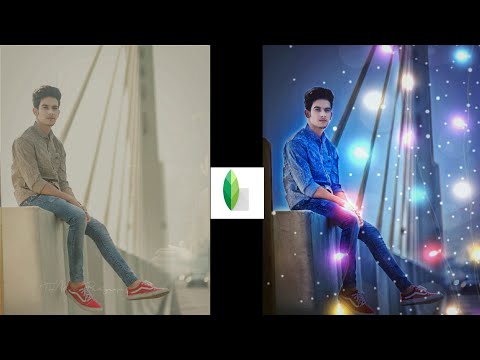 Snapseed Led Light effect Photo editing tricks using double exposure.