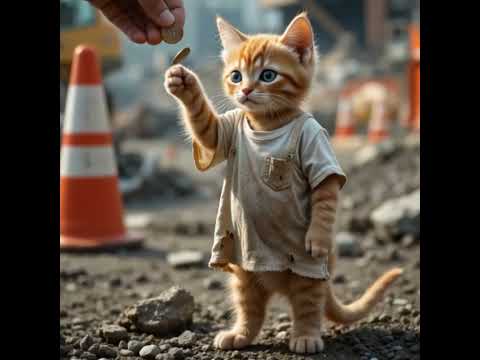 Heartwarming Moments: Anthropomorphic Kittens in a Whimsical World