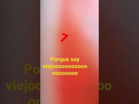 soy viejo