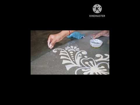 Simple alpona design for beginners very easy #ytshorts #rangoli #viralvideo #art