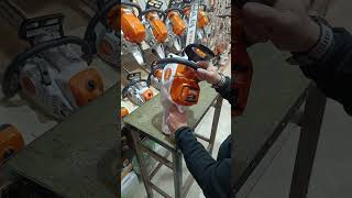 Is this the most powerfull battery chainsaw???  #stihl #stihlchainsaw #battery_tools #msa220
