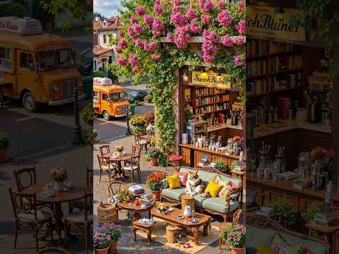 Spring Coffee Shop Ambience 🌸 #bossacafejazz #bossanovamorning