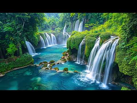 2小時早晨美好輕音樂 | 從那山間垂落的瀑布，像是在歲月裡守候一場未完的對話 ，每一縷風，都是靈魂輕聲呼吸的時刻 #relaxingmusic #睡眠音樂 #softmusic #放鬆音樂