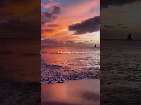 POV: Sunset in Barbados