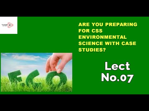 Environmental Science Lecture No 07 by Sir Majid NOA