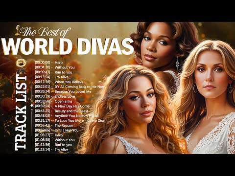 Greatest Hits 80s 90s- Whitney Houston, Mariah Carey, Celine Dion Full Live Best of World Divas#love