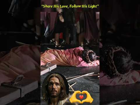 "The Ultimate Sacrifice: Love Nailed to the Cross."✝️ #new #jesus #jesuschrist #god