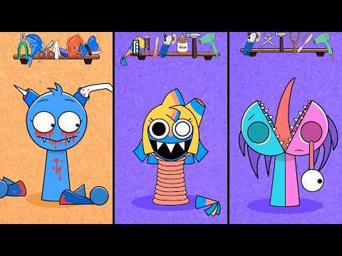 OH NOO!! HELP Viegre, Yatta, Semi Hemi || Incedibox Sprunki Animation #sprunki #incredibox