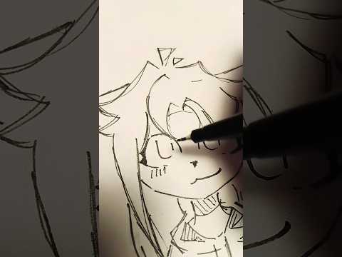 I'm still mad at my laptop for deleting a speedpaint, so let's draw on paper! :D #drawing #oc #art