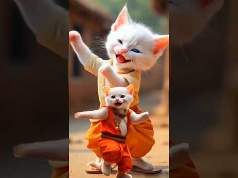 Cute Kittens Dancing 😺🥰 #kitten #dance #catdance