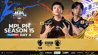 🔴 LIVE | MPL PH S15 | ENGLISH - Playoffs Day 4
