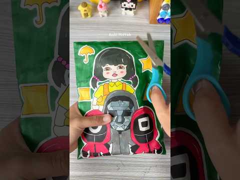 🦑Squid game 2 blindbag #papercraft #diy #unboxing #netflix #squidgame  #종이게임 #오징어게임