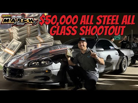 The Fastest All Steel All Glass Nitrous Car Competed For $50,000 At big Jake March Mania 5!!