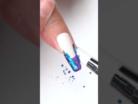 #Shorts Mirror French Tip Nail