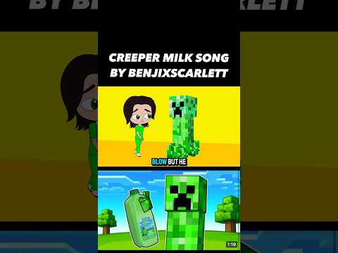 Creeper Milk Song 🎶 (Minecraft Movie Meme Song)