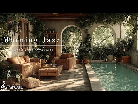 Morning Tranquill Jazz Cafe Playlist | Cozy Coffee Shop Ambience With Tranquill Jazz & Pool To Re...