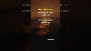 Always Remember | Fights Can Save Bonds#TruthOfLife #RelationshipTips #EmotionalHealing