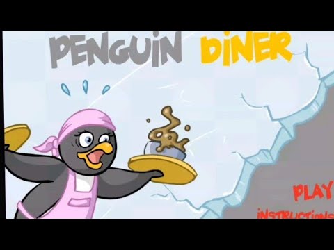 playing pinguin diner till I rage quit (lasted longer than I expected :3 )