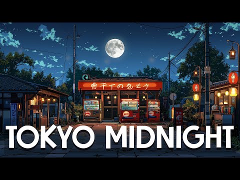 A Silent Night in Tokyo 🔥Tokyo Midnight 🌃 Lo fi Beats To Sleep, Relax  [lofi hiphop mix]