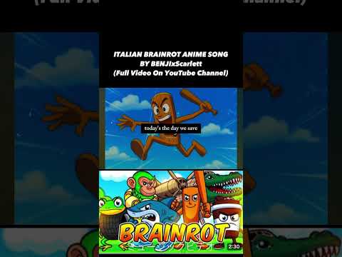 Italian Brainrot Anime Opening Song Music Video (Tralalero Tralala Anime Song)