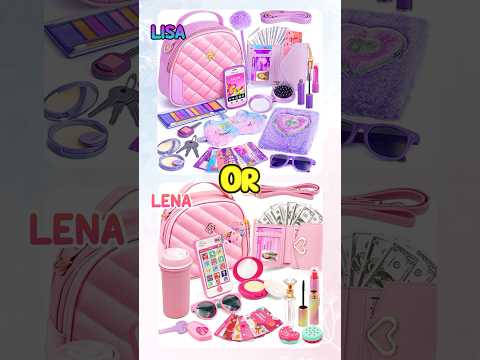 Lisa or(ou)Lena💗(P30) #lisaoulena #cute #choselisaorlena #kidsvideo #girl #babygirl #makeup #dress