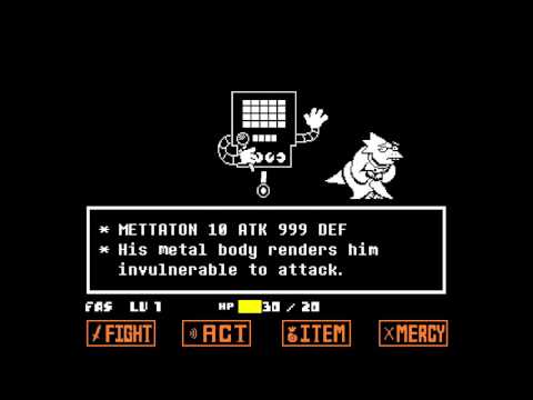 Undertale - Mettaton Quiz Show