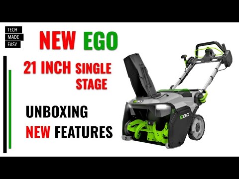 NEW UPDATED EGO Single Stage Snow Blower SNT2130 SNT2134