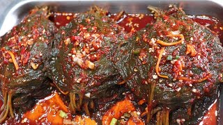 💥판매는 안하나요? 요즘인기급상승 ✔삭힌깻잎김치에 푹~빠졌습니다💯