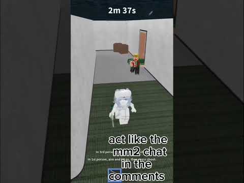 Act like the mm2 chat in the comments #mm2shorts #roblox #robloxedit #mm2edit #mm2roblox