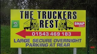 Truckspotting @ The Truckers Rest A5 near Cannock, wet again!!