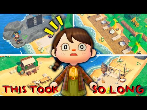 Decorating Every Single Beach | Animal Crossing New Horizons ~ Speedbuild