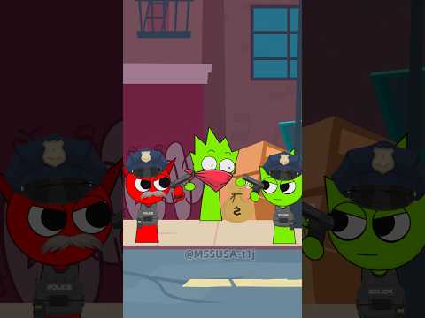 OWAKCX Officer's toughest decision in his life！ #animation #sprunki #touchingstory #incredibox