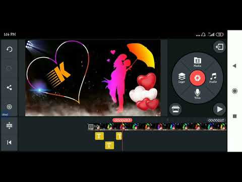 WhatsApp status made by kinemaster how to edit video from kinemaster Omkar name editing video