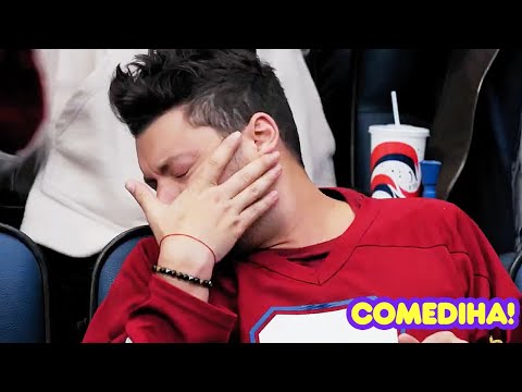 BOYFRIEND CAUGHT AT HOCKEY GAME  // LOL COMEDIHA!