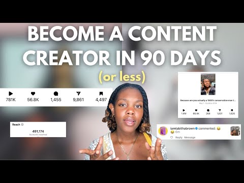 How to ACTUALLY Become a Successful Content Creator in 90 DAYS…or less | Step by Step Blueprint