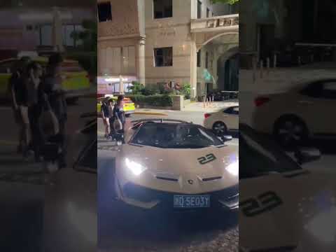 The crazy aventador SVJ on chinese streets 🔥
