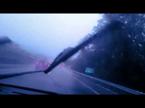 SLEEP FAST Driving in Rain for Sleeping Real Footage Heavy Rain Noise On Highway   Rain Sounds