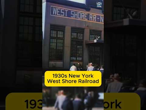 1930s New York West Shore Railroad #shorts #1930s #oldusa  #history