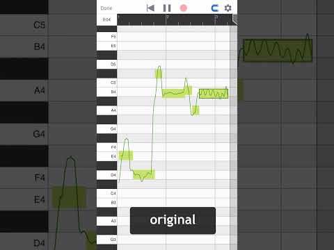 MusicPutty - Melodyne Style Vocal Editing App for iOS
