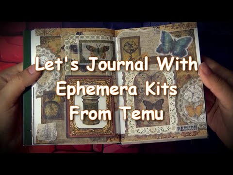 Let's Journal With Ephemera Kits From Temu