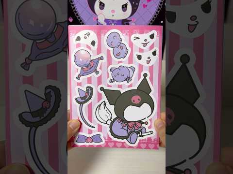 Kuromi Decorating Stickers 💜🖤 #sanrio #kuromi #kawaii #cute
