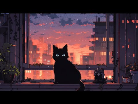 A Day With My Cat 🐾 Chill lofi songs to boost you mood [Beats to relax / sleep/ study / chill to]