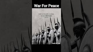 War For Peace | Warrior Mindset | #motivation #mindset #quotes #truthoflife