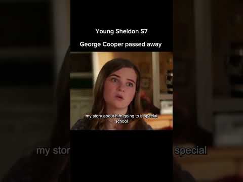 George Cooper Dies Part 1 #youngsheldon #sheldoncooper #georgecooper #viral #fyp #clips #shorts