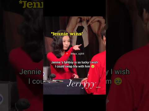 Jennie wins against him 😎😜 #jennie #fypviralシ #ytshorts #blackpink @jennierubyjane
