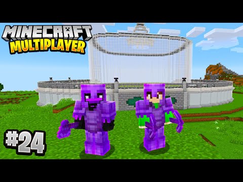 CRAZIEST BUILD EVER in Minecraft Multiplayer Survival! (Episode 24)